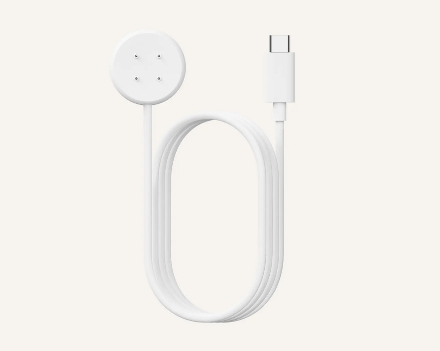 Google Pixel Watch 3 USB-C Fast Charging Cable White