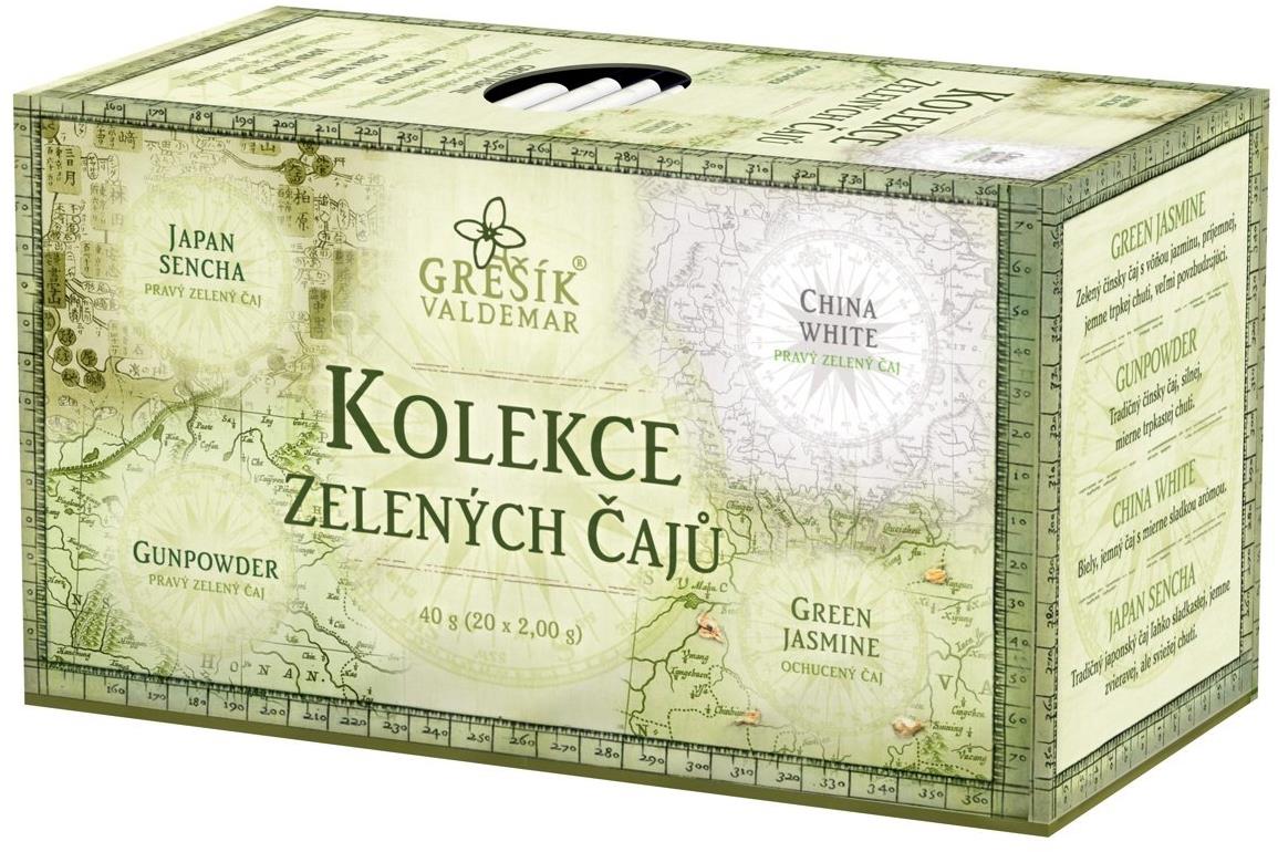 Grešík Valdemar - Kolekce Zelených čajů 4 × 5 sáčků