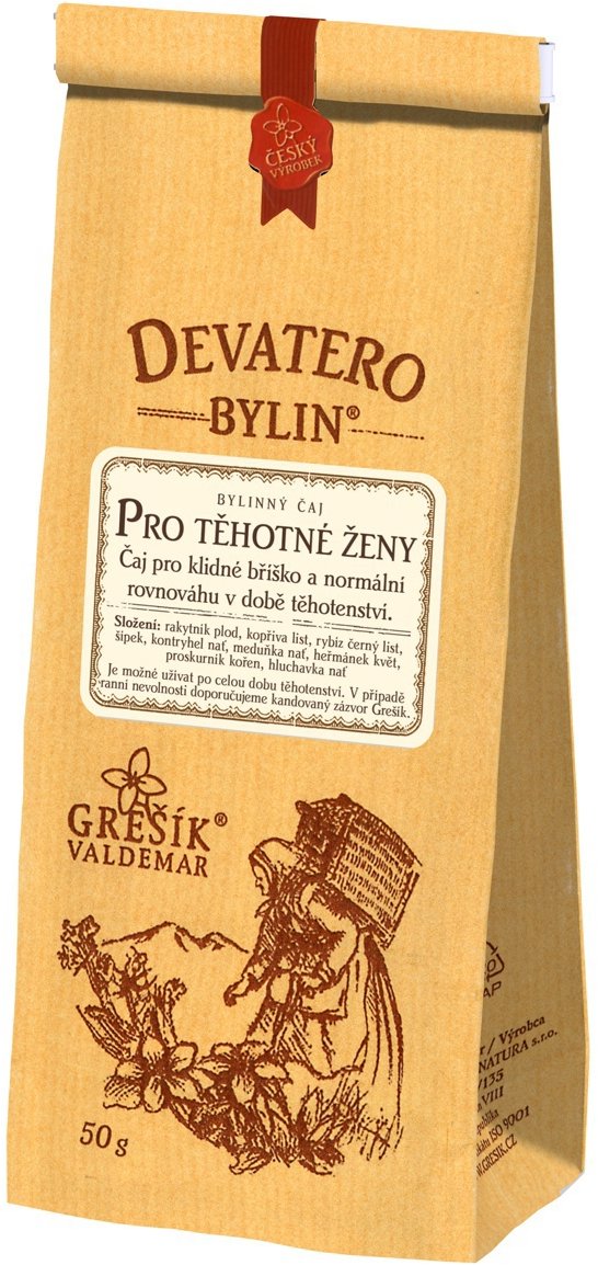 Grešík Valdemar Pro těhotné ženy Devatero bylin 50 g