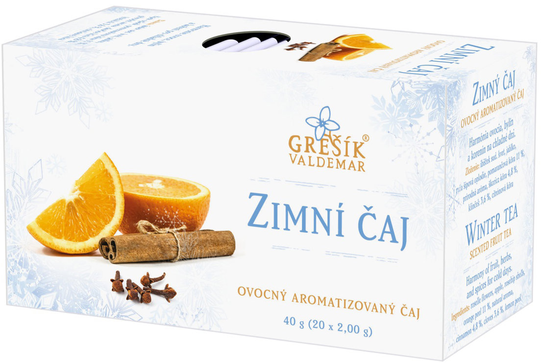 Grešík Valdemar Zimní čaj 20 n. s., ovocný