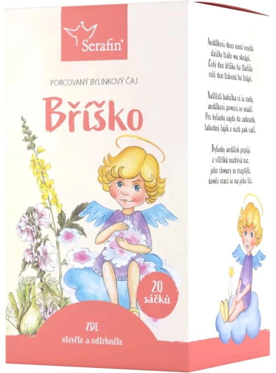 Serafin Bříško - bylinný čaj dětský 20 × 1,5 g porcovaný
