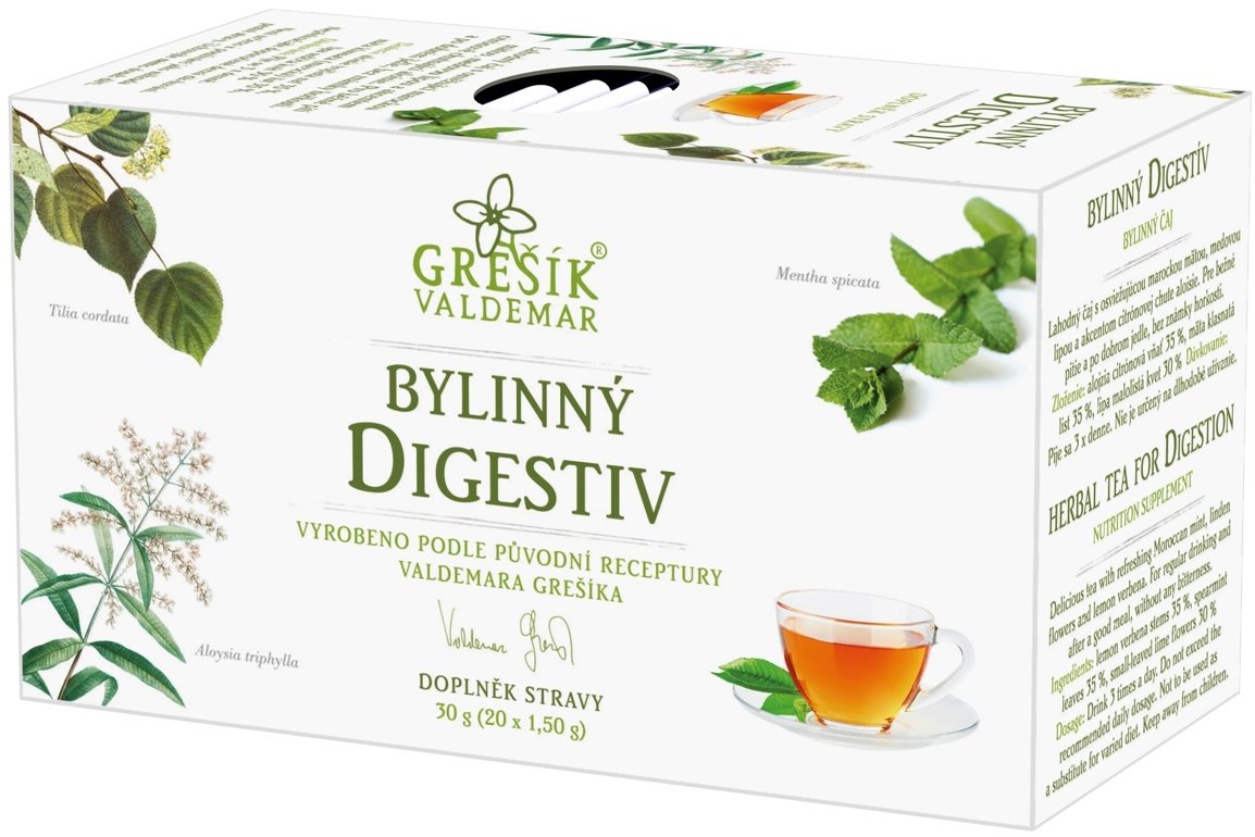 Grešík Valdemar Bylinný digestiv 20 × 1,5 g n.s.
