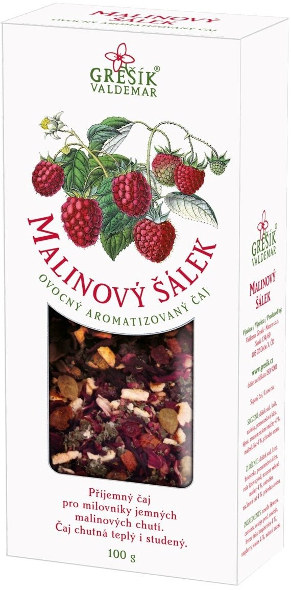 Grešík Valdemar Malinový šálek 100 g
