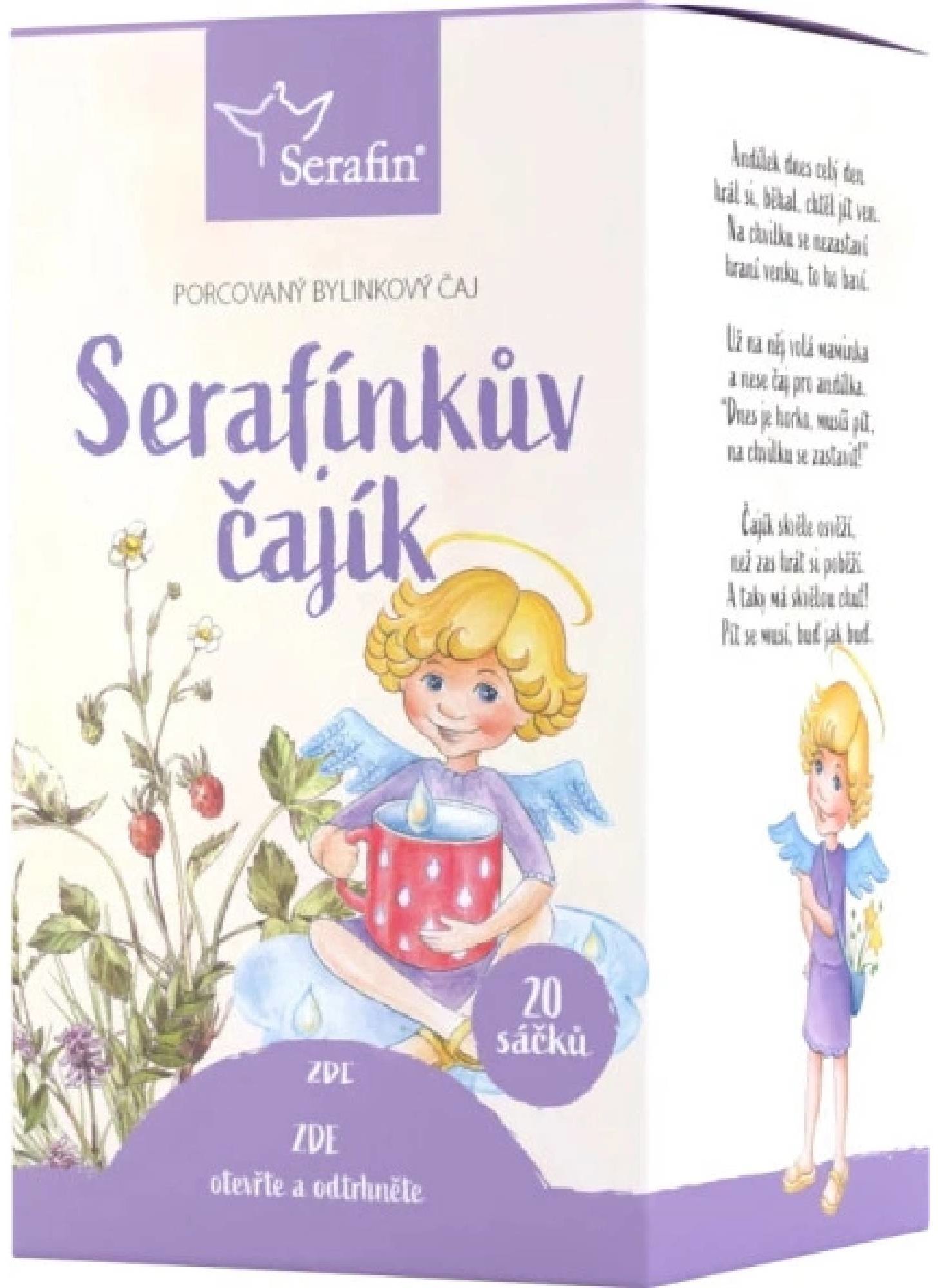 Serafin Serafínkův čajík - bylinný čaj dětský 20 × 1,5 g porcovaný