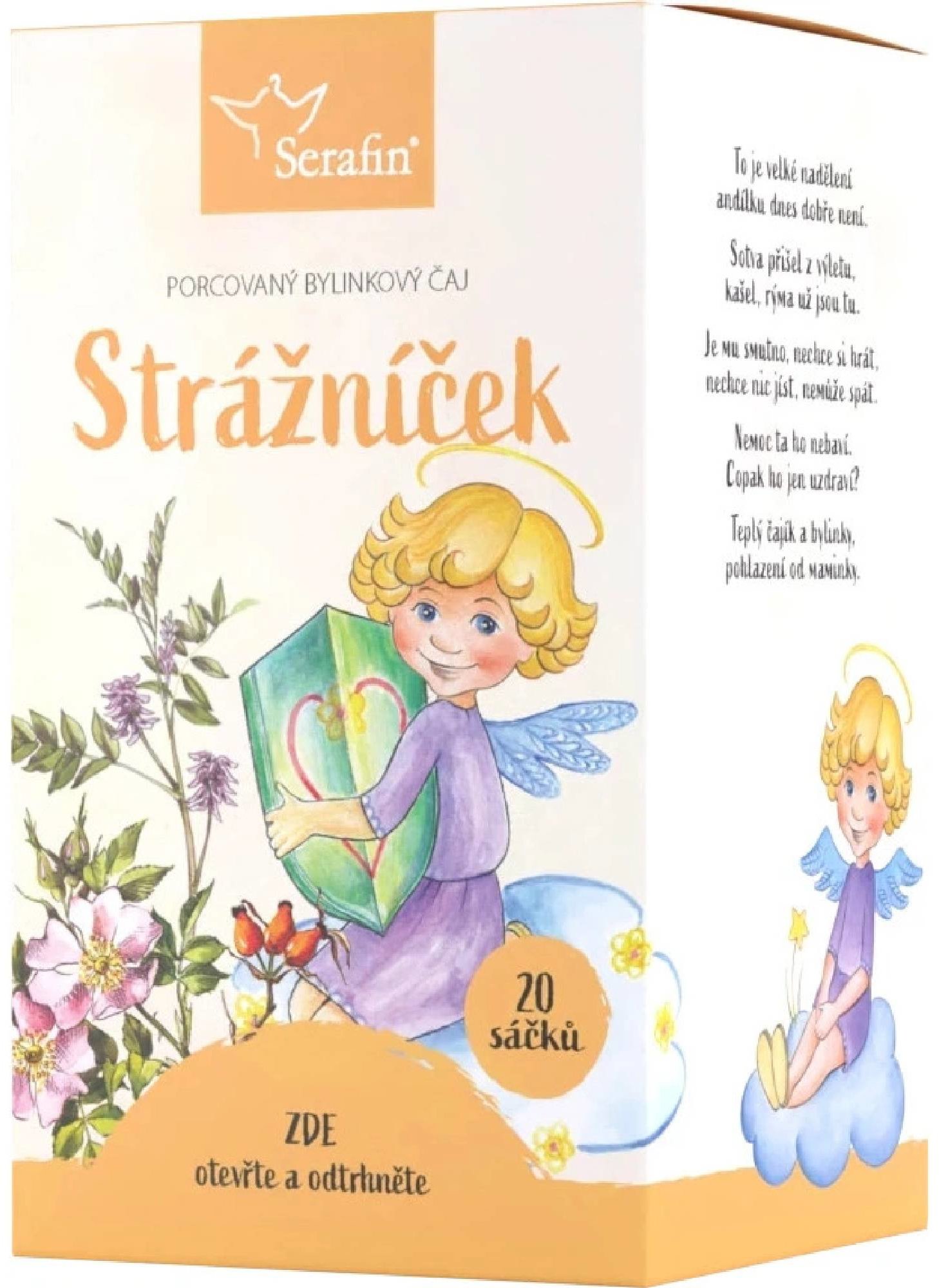 Serafin Strážníček - bylinný čaj dětský 20 × 1,5 g porcovaný