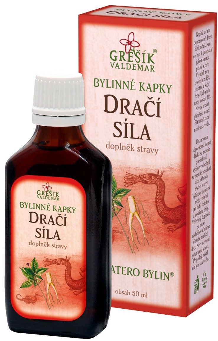 Grešík Valdemar Dračí síla kapky 50 ml