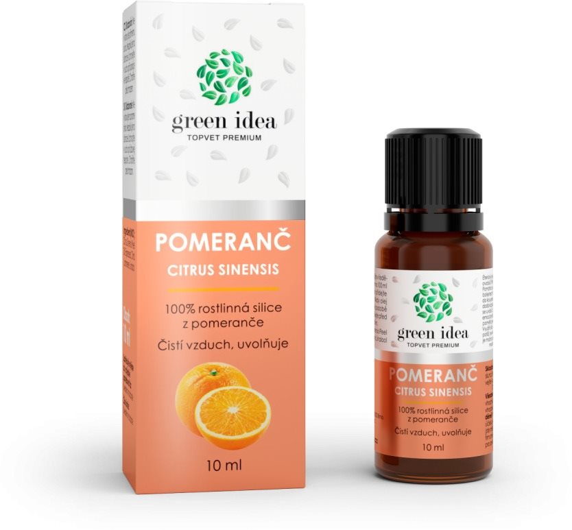 GREEN IDEA Pomeranč - 100% silice 10ml