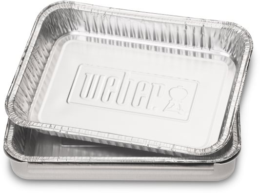 WEBER Grilovací tácek malý, 10 ks, vhodné na grily Q™, Spirit™, Genesis®a Genesis® II s 2 a 3 hořáky