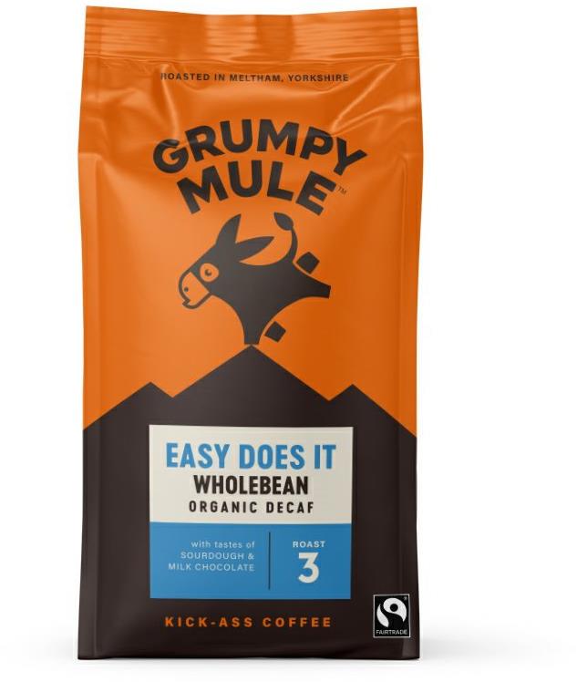 Grumpy Mule BIO SCA 83, zrnková, bez kofeinu, Arabica, 200g