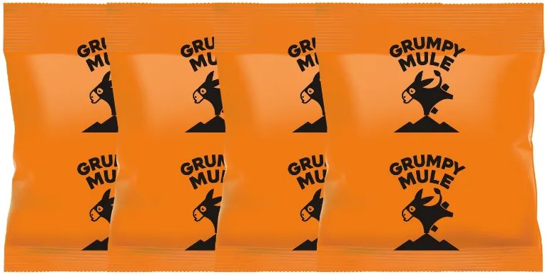 Grumpy Mule Kick Ass House Blend SCA 82+, mletá, Arabica, 50 × 70g