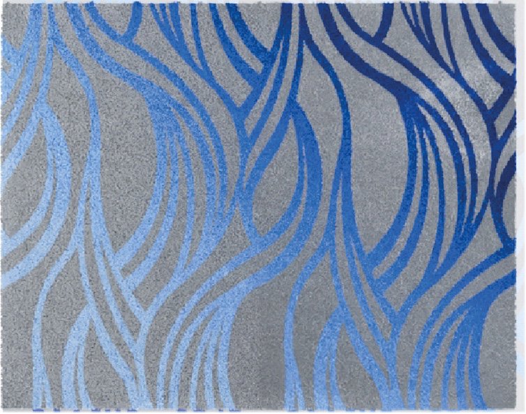 GRUND Mayra (malá) 50 × 60 cm, modrá
