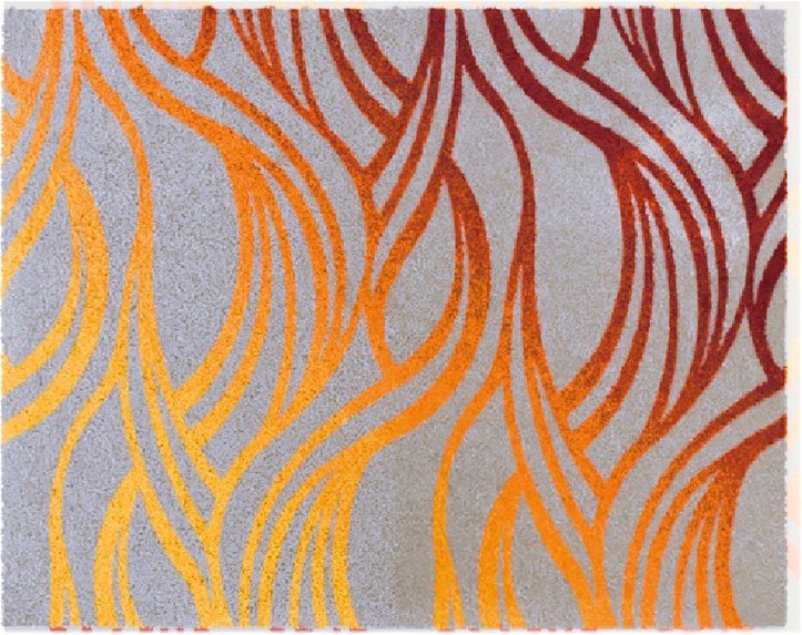 GRUND Mayra (malá) 50 × 60 cm, oranžová