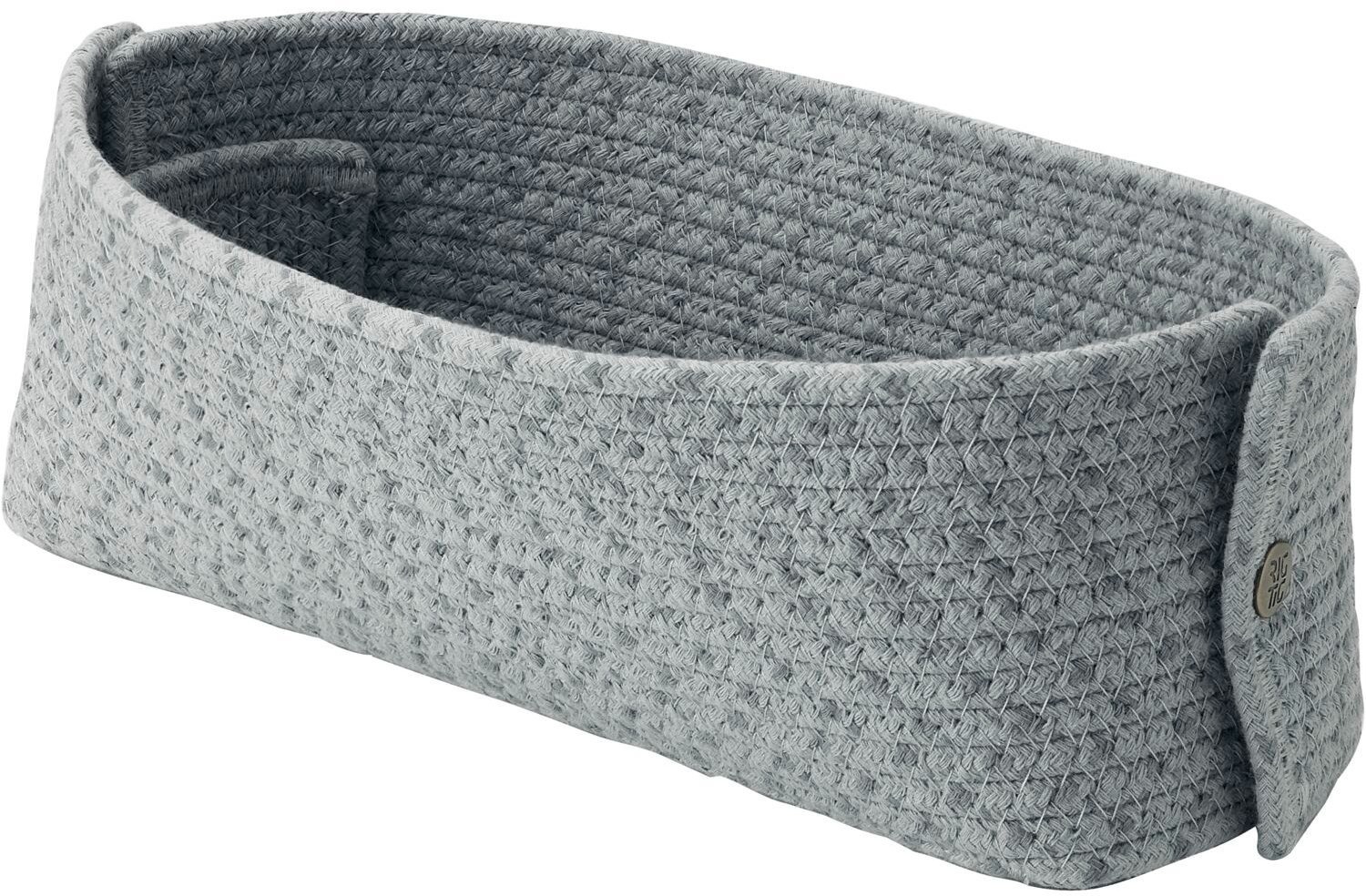 Gastro Knit-It Košík na pečivo, výška 100 mm, délka 300 mm, šířka 150 mm, šedý