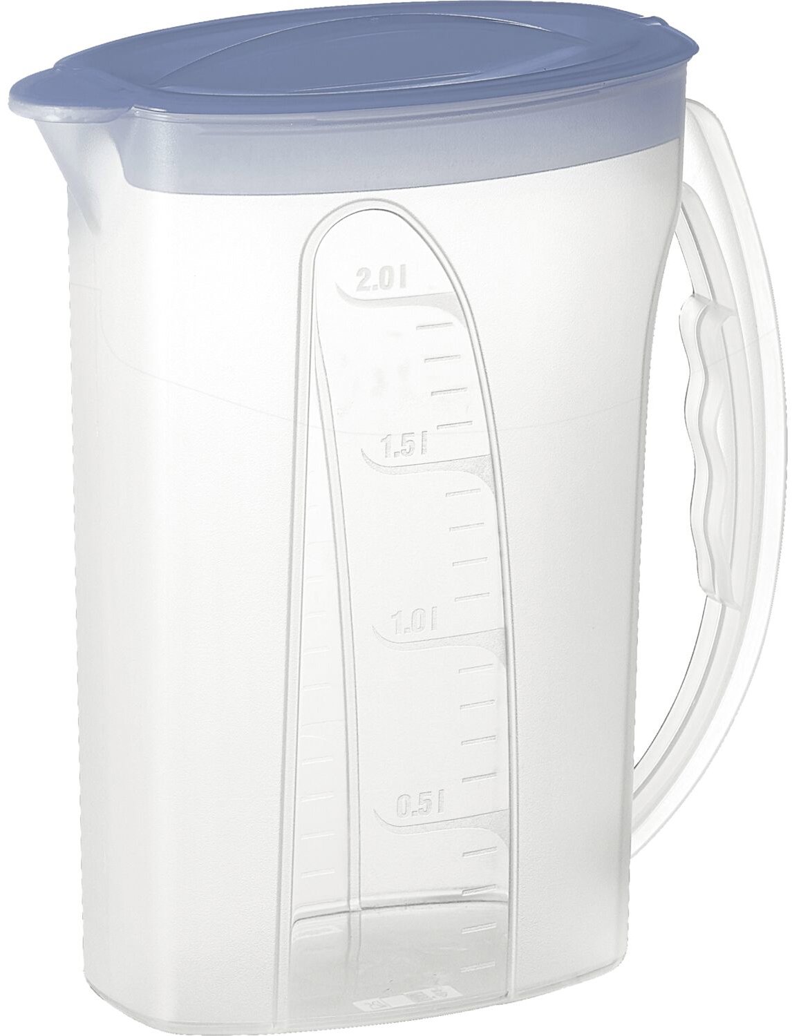 Rotho do lednice 2 l, průhledný, modrý