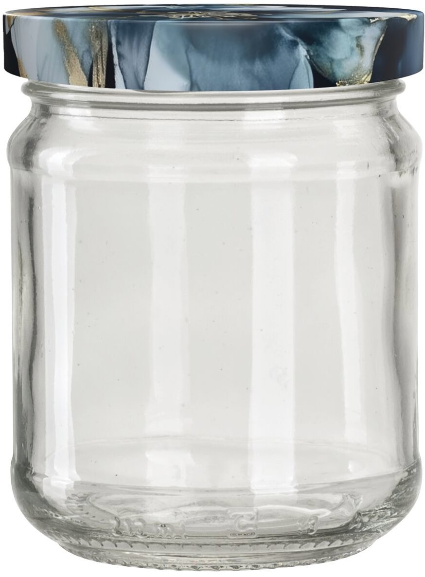 Gastro Sada 6 ks zavařovacích sklenic, Vlčí mák modrý, 212 ml