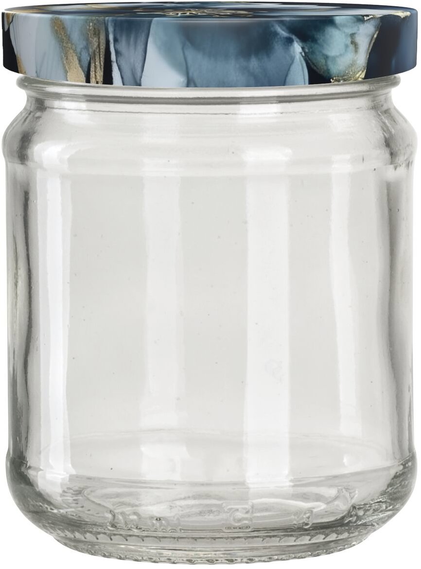 Gastro Sada 6 ks zavařovacích sklenic, Vlčí mák modrý, 370 ml