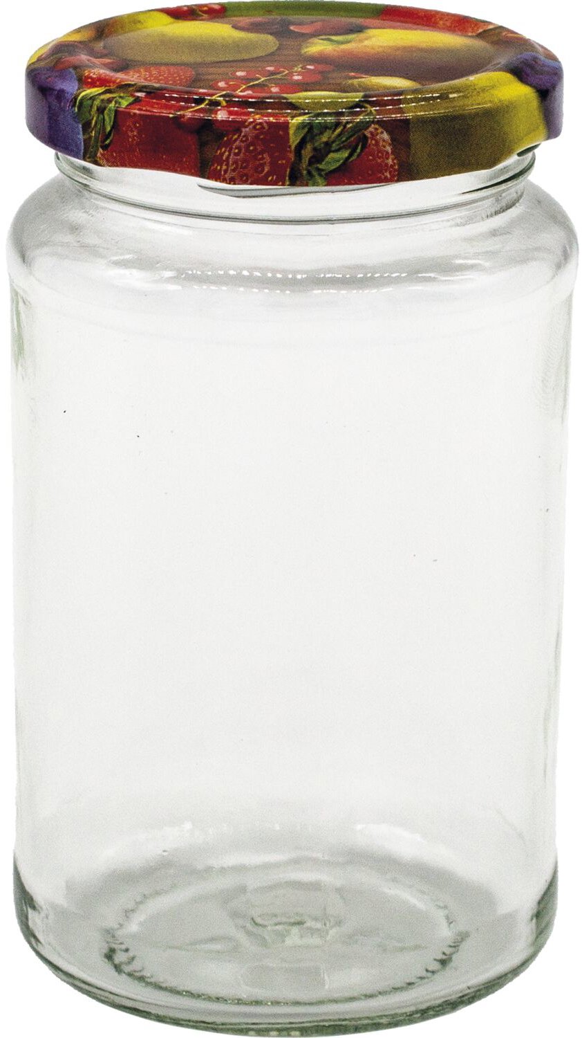 Gastro Sada 6 ks zavařovacích sklenic 370 ml, víčko dekor ovoce