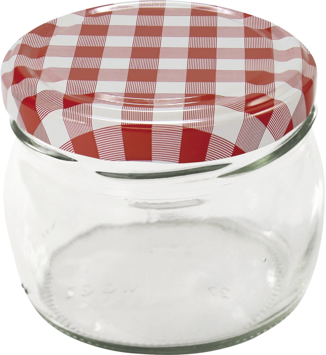 Gastro Zavařovací sklenice, sada 6 ks, čirá, buclatá, kárové víčko, objem 0,25 l, TO 82