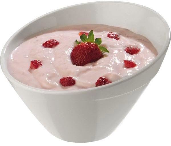 APS Miska bílá Balance melamin 0,4 l šikmá, průměr 145 mm