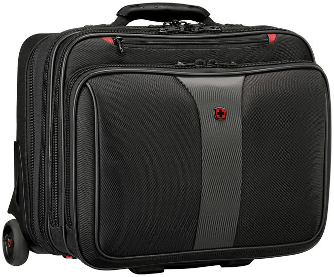 WENGER Patriot ECO, dvojitá, na kolečkách 17", černá