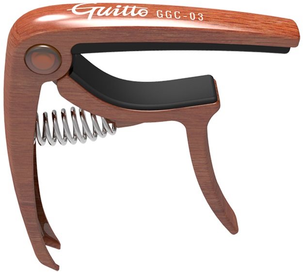 GUITTO GGC-03 Metal Capo Wood