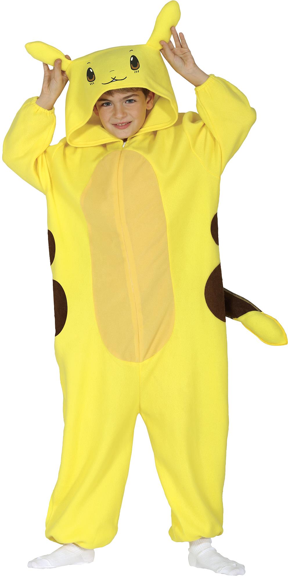 GUIRCA Dětský kostým pokémon Pikachu 7 - 9 let