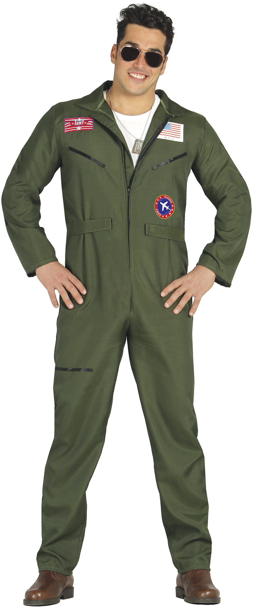 GUIRCA Kostým Stíhací pilot vel. L 52/54