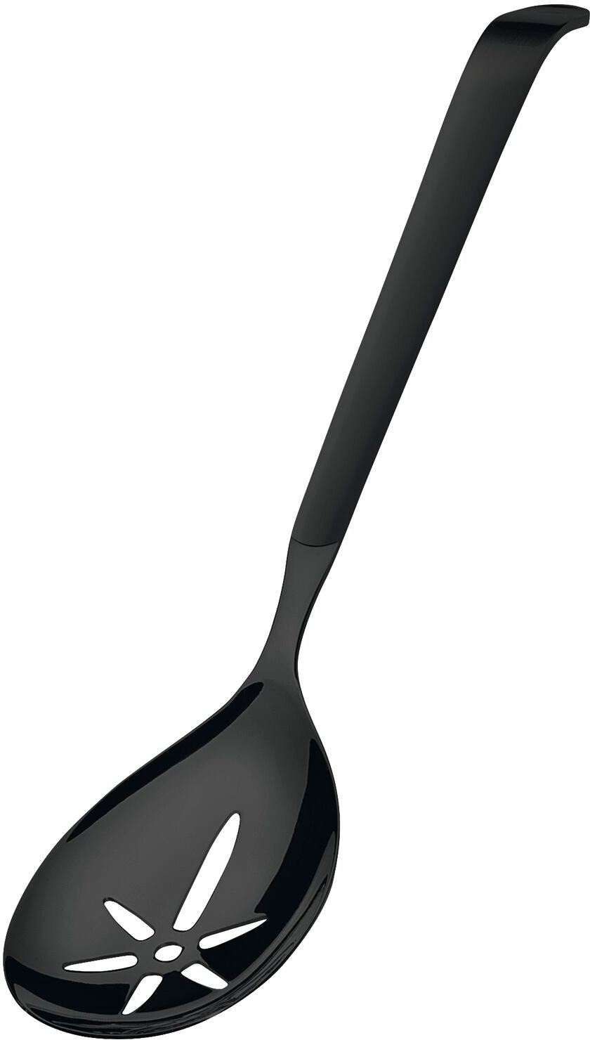 Gastro Lžíce na vaření s otvory 31,7 cm, černá