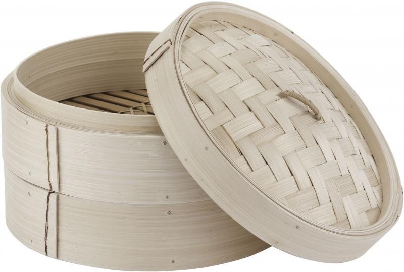 Parní napařovač bambusový s poklopem 20 cm