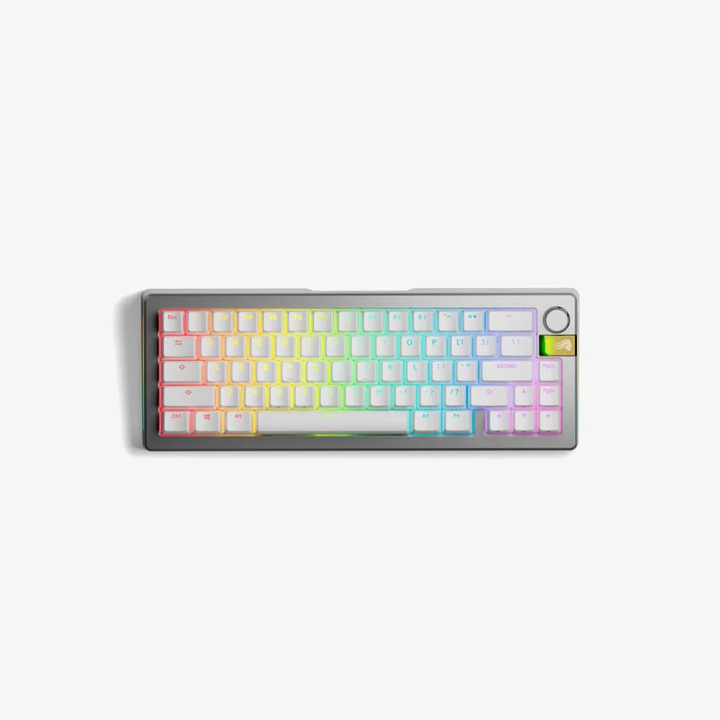 GLORIOUS GMMK 3 PRO HE 65% Prebuilt Wireless Silver - US INTL