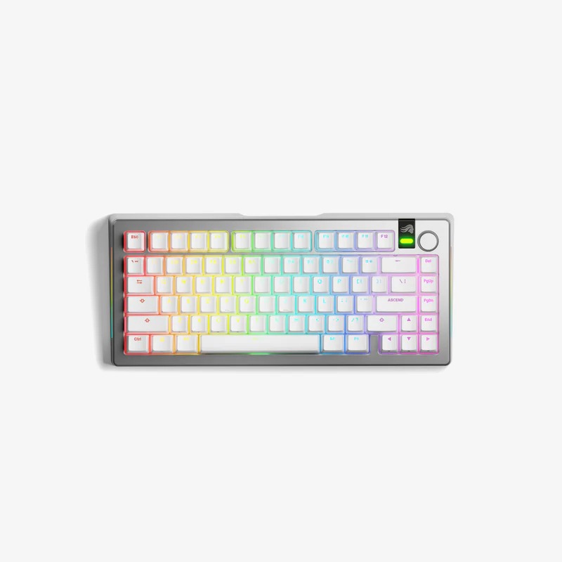GLORIOUS GMMK 3 PRO 75% Prebuilt Wireless Silver - US