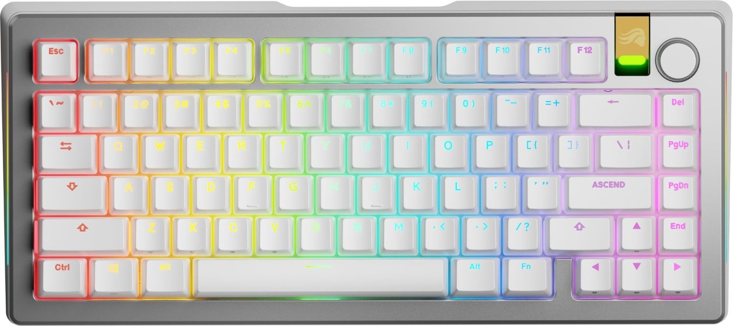 GLORIOUS GMMK 3 PRO HE 75% Prebuilt Wired Silver - US