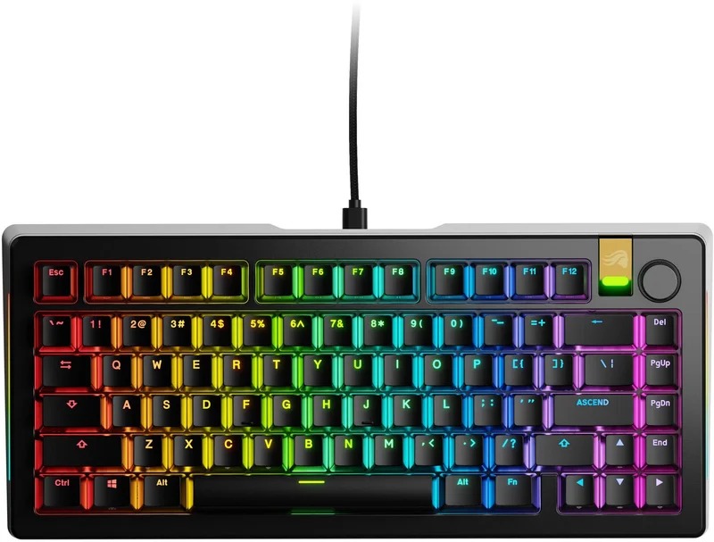 GLORIOUS GMMK 3 PRO HE 75% Prebuilt Wired Black - US