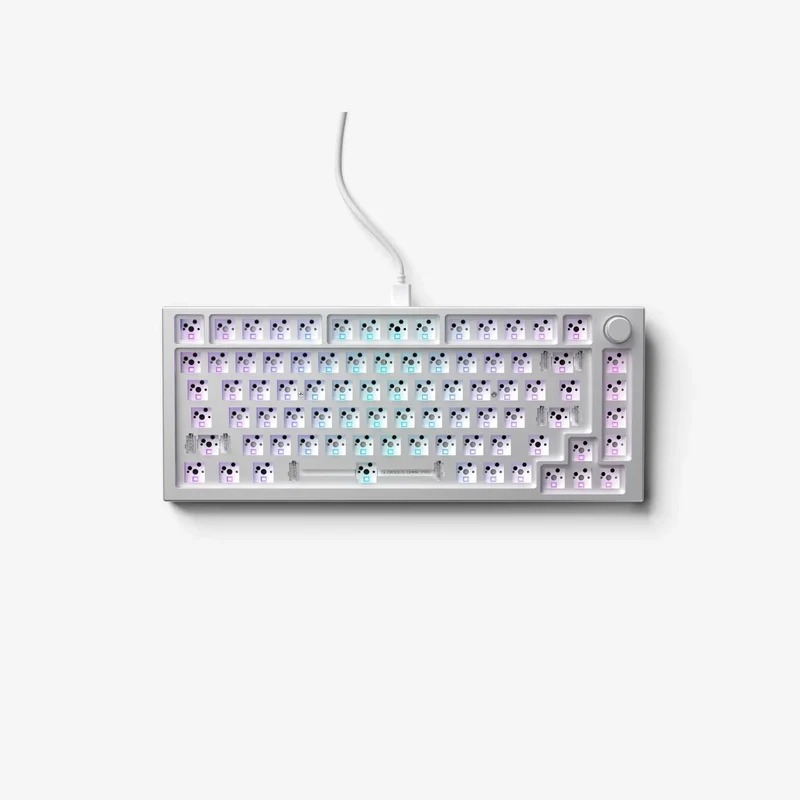 GLORIOUS GMMK 3 PRO 65% Prebuilt Wired Silver - US