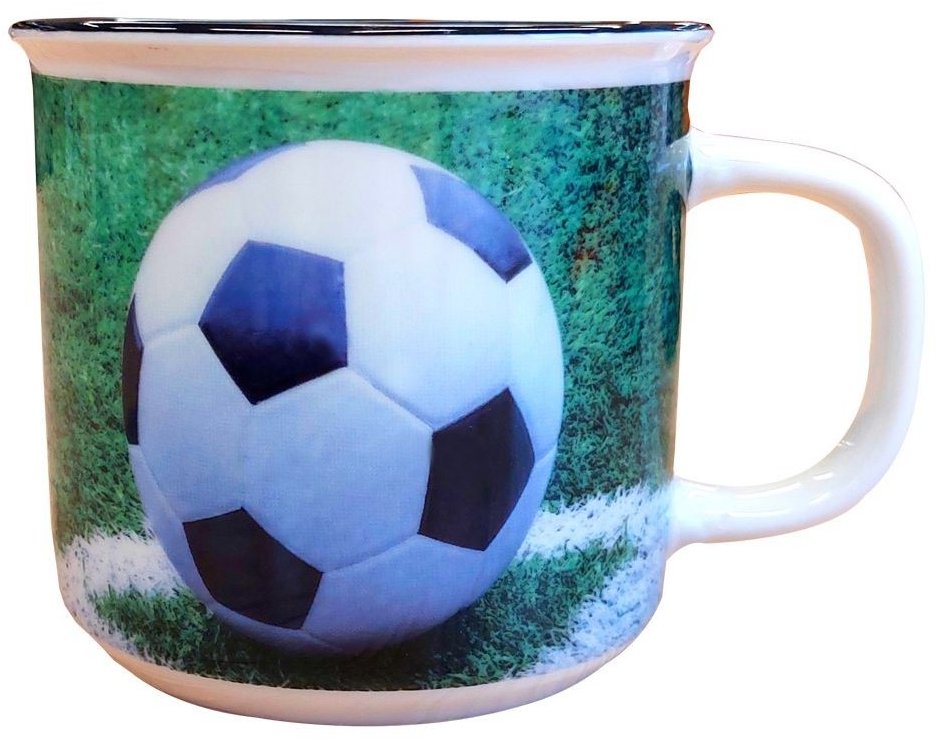 Goba Porcelánový hrnek fotbalový míč, 450 ml