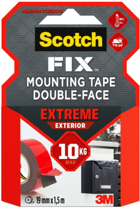 3M Scotch oběstranná lepící páska Extreme 4941 - detailní pohled na lepící pásku