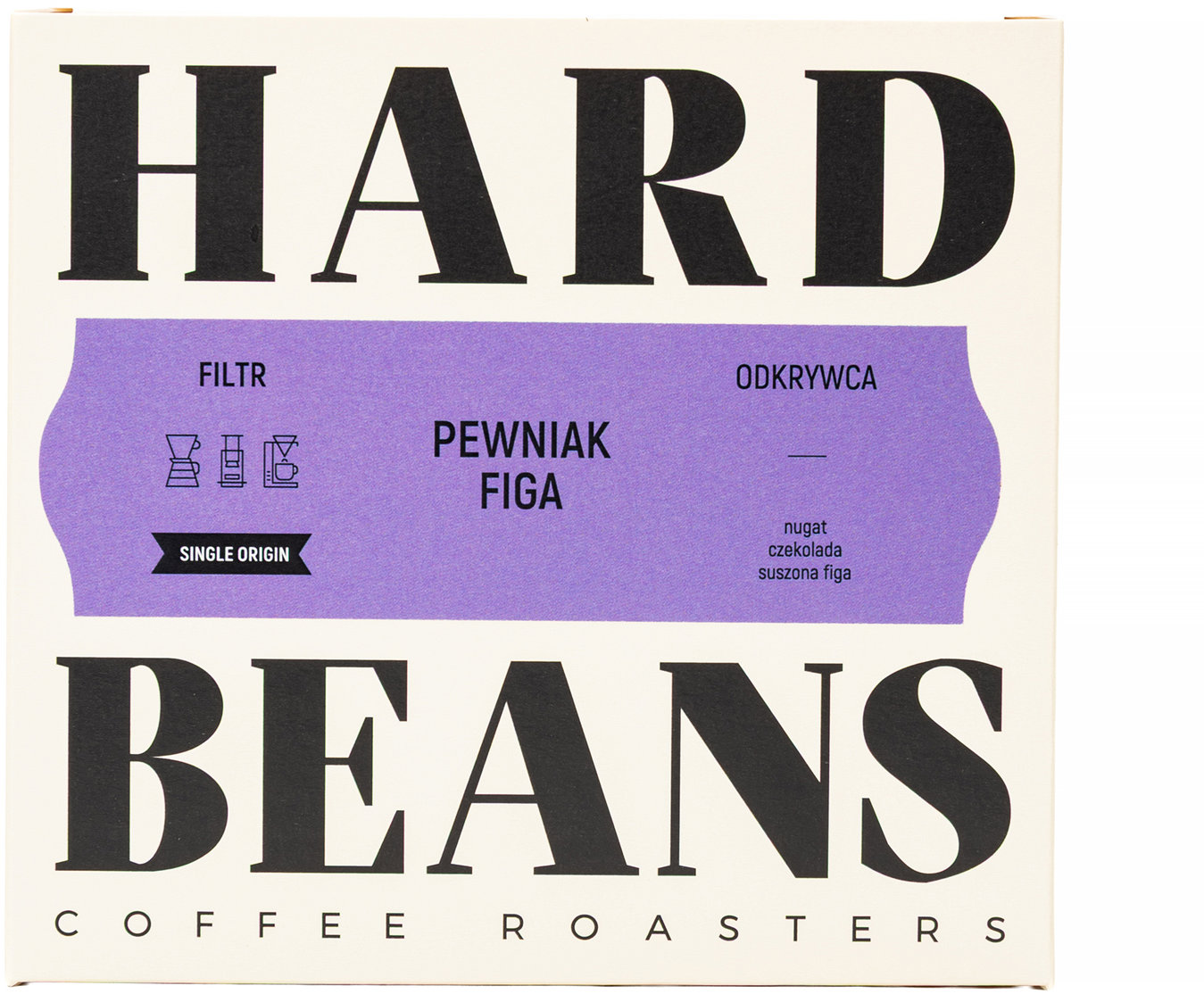 Hard Beans Brazil Campo das Vertentes Filter, výběrová, 250g