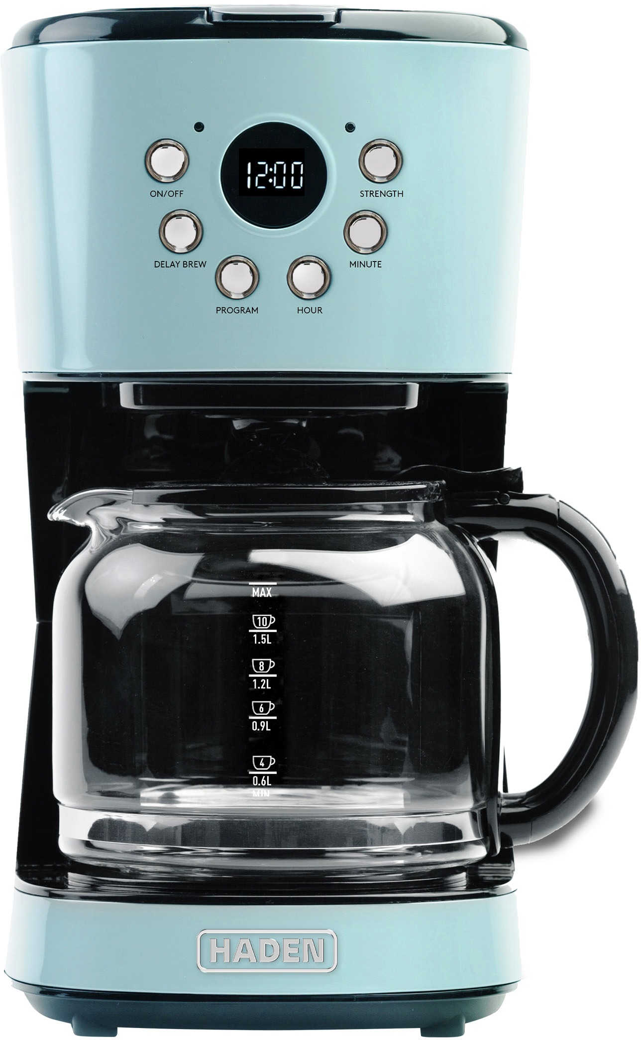 Haden Turquoise tyrkysově modrý kávovar 1,8 l