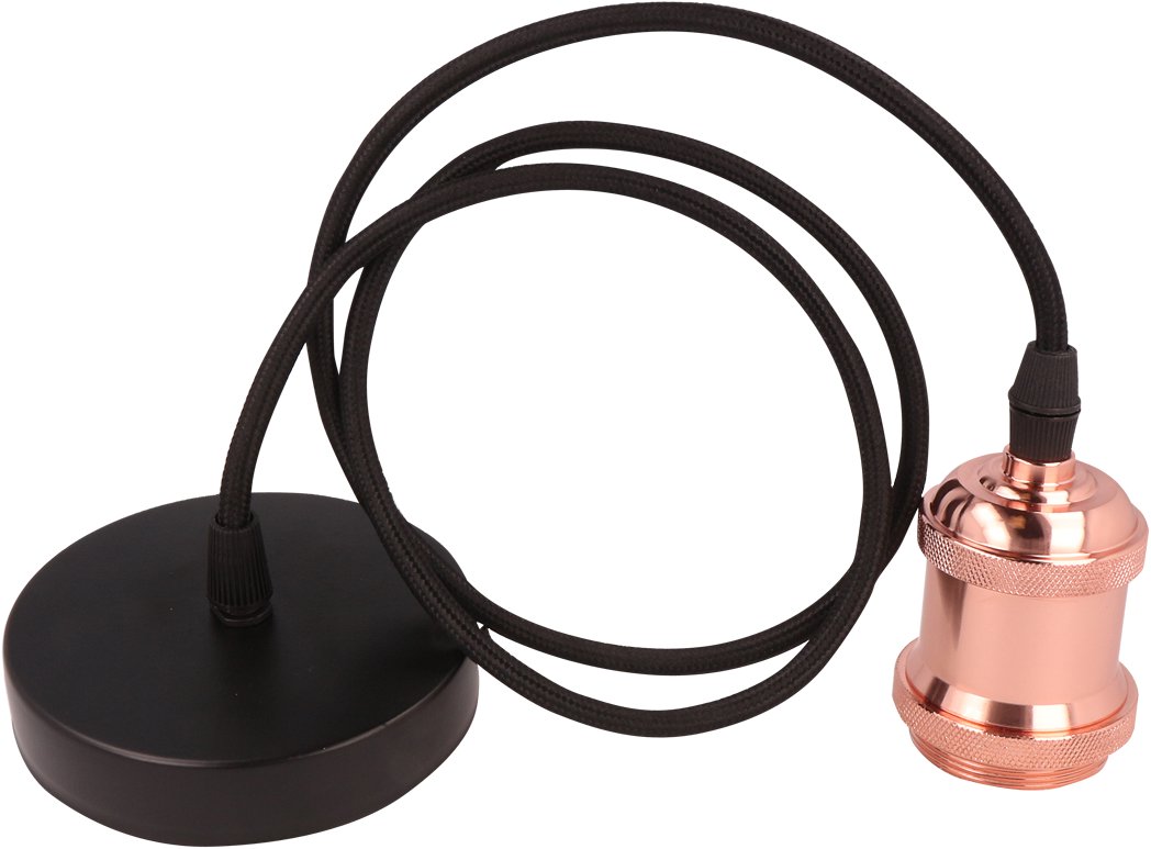 Hadex Bronx Kabel s retro objímkou, měděná barva