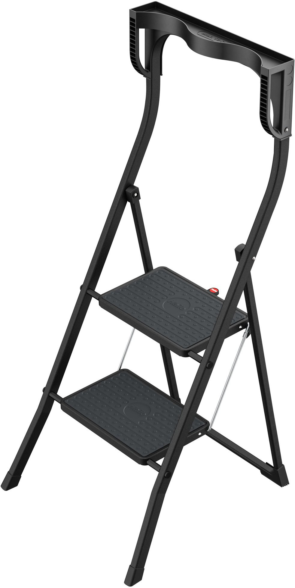 HAILO Hliníkové skládací schůdky K77 ComfortLine 2, černá