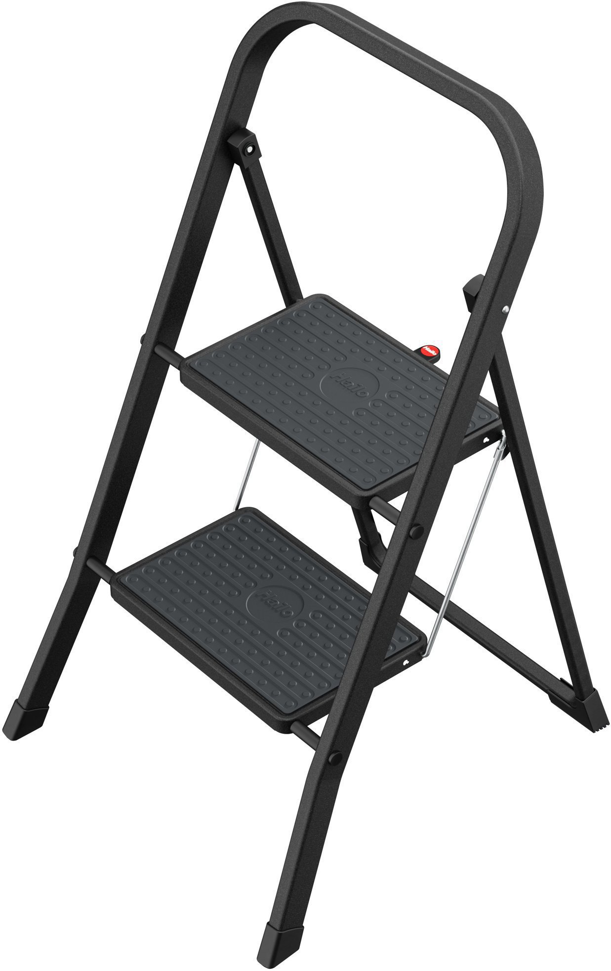 HAILO Hliníkové skládací schůdky K44 StandardLine 2, černá
