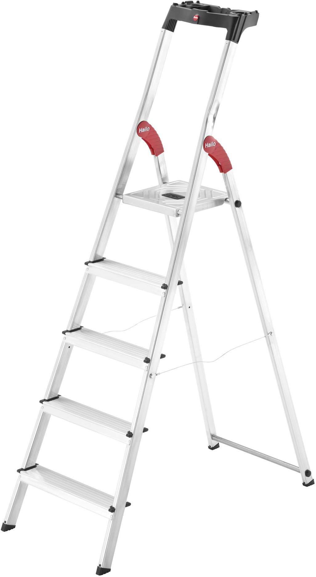 HAILO Hliníkové skládací schůdky L60 StandardLine 4 + 1
