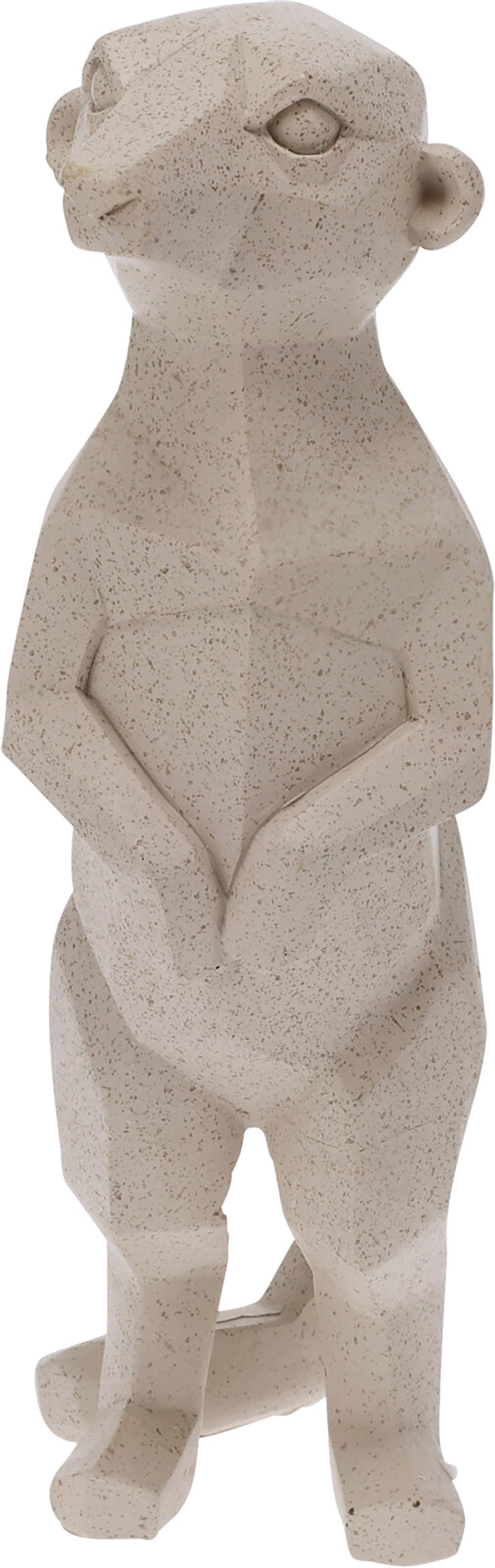 H&L Soška Surikata Geometric 27 cm béžová