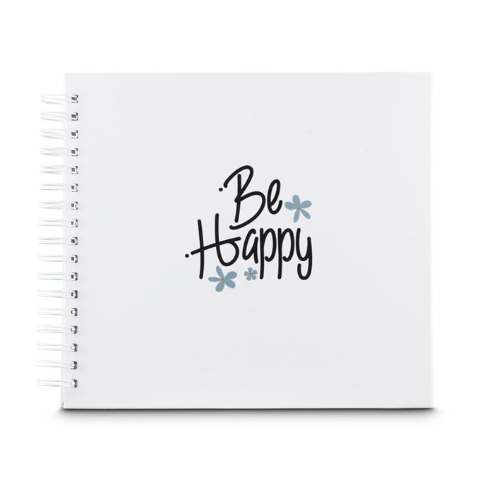 HAMA Good Things HAPPY klasické spirálové 28 x 24 cm, 50 stran