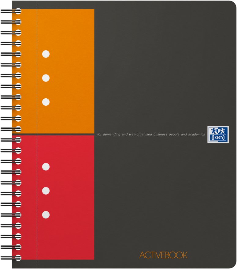 OXFORD International ActiveBook A5, 80 listů, čtverečkovaný