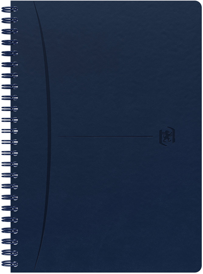 OXFORD Signature A5, 80 listů, čtverečkovaný, modrý