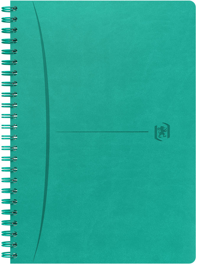 OXFORD Signature A5, 80 listů, čtverečkovaný, zelený