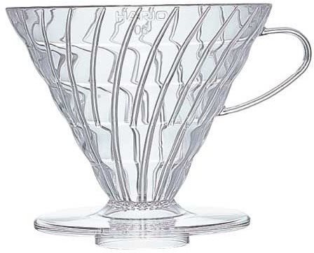 Hario Dripper V60-02, plastový, čirý