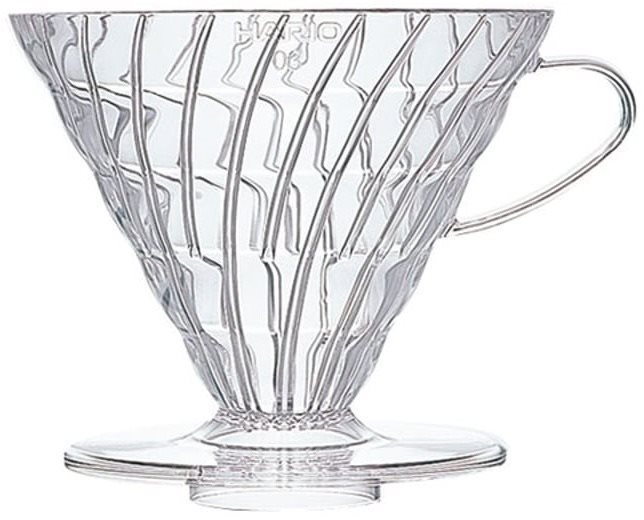 Hario Dripper V60-03, plastový, čirý