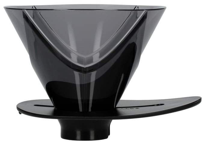 Hario One Pour Dripper Mugen V60, plastový, černý